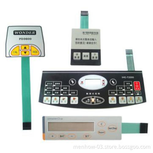 Key Embossed Membrane Switch